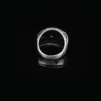 925K Sterling Silver Eagle Ring, Oxidized Eagle Ring - 4