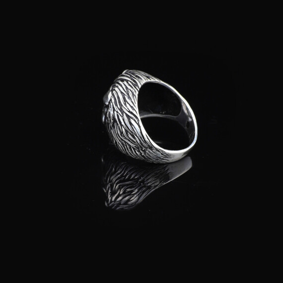 925K Sterling Silver Lion Ring, Lion King Ring - 2