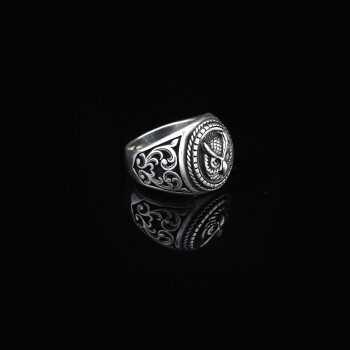 925K Sterling Silver Owl Ring, Owl Signet Ring, Custom Signet Ring - 3