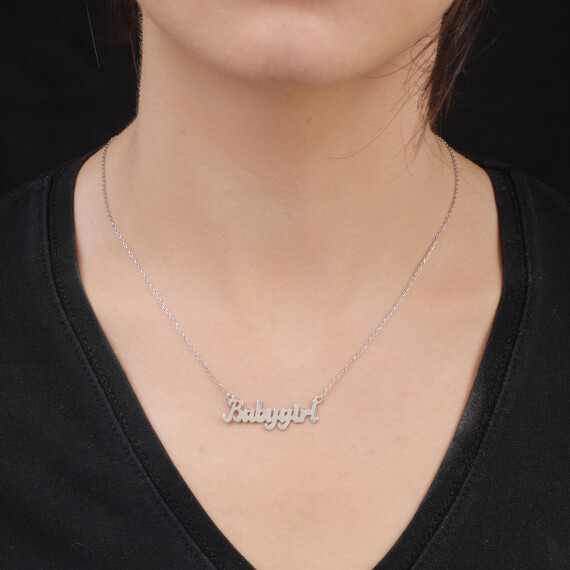  Customize Your Style with Personalized Name Necklace in Sterling Silver - 3