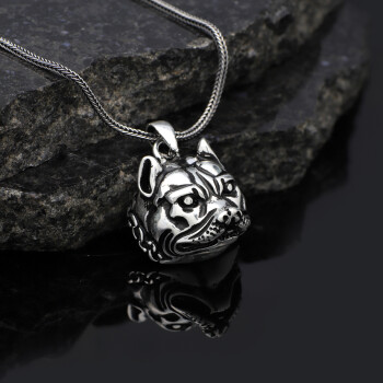  Dog Necklace for Men - Sterling Silver - 2