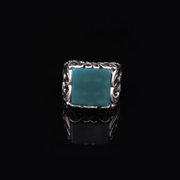  Handmade 925 Sterling Silver Jade Ring in Ottoman Style - Gemstone - 3