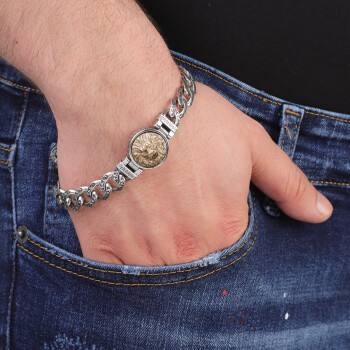  Handmade Lion Bracelet, made to order in 925 sterling silver - 3