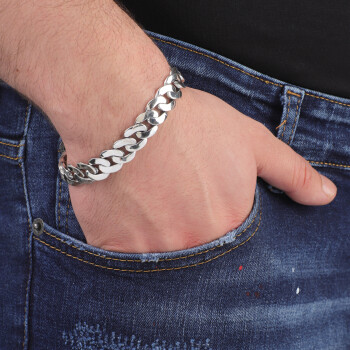  Handmade Men's Bracelet, Made to Order 925 Sterling Silver - 3