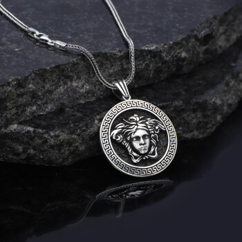  Medusa Mythology Necklace for Men - Mythical Medusa Necklace - 2