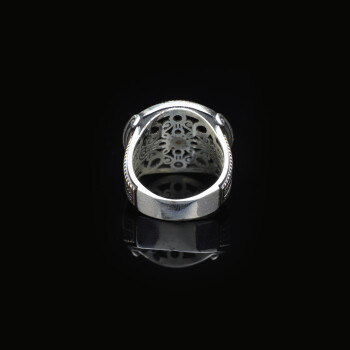  Men's Rotating Watch Ring - 925 Sterling Silver - 3