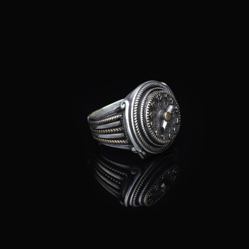  Men's Rotating Watch Ring - 925 Sterling Silver - 4