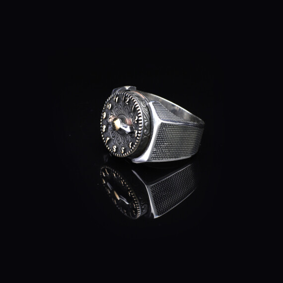 Men's Rotating Watch Ring - 925 Sterling Silver Jewelry with Style - 4