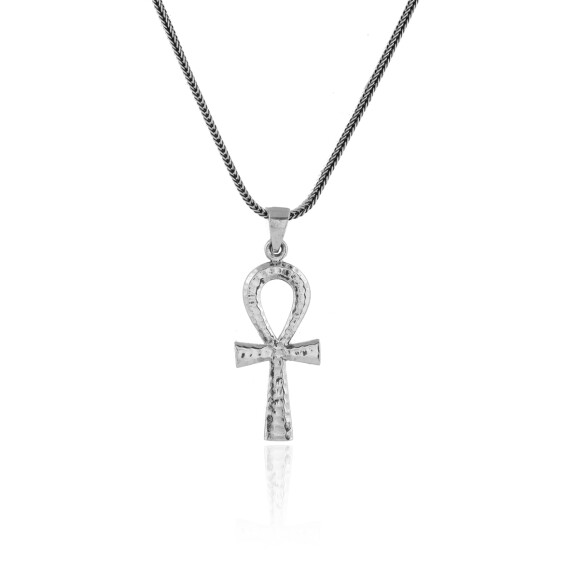  Sterling Silver Cross Necklace for Men - 1