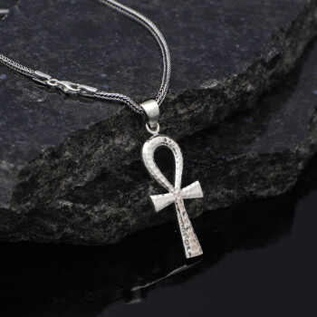  Sterling Silver Cross Necklace for Men - 2