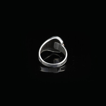 Sterling Silver Fidget Ring Men, Screw Ring Men - 3